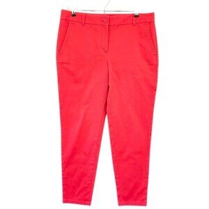 Talbots Womens The Weekend Chino Red Pants Size 4